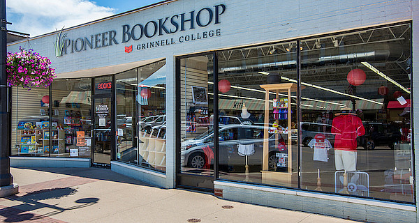 Downtown Pioneer Bookstore photographed July 7, 2017. (Photo by Justin Hayworth/Grinnell College)